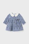Сукня для немовлят Mayoral Newborn mini розкльошена колір блакитний (3459580)