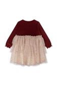 Дитяча сукня Konges Sl?jd колір бордовий mini розкльошена (3689109)