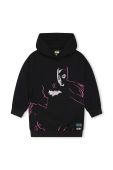 Дитяча бавовняна сукня Dkny x DC Comics колір чорний mini пряма (3643855)
