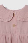 Дитяча бавовняна сукня Jamiks колір рожевий midi розкльошена (3421872)