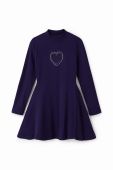 Дитяча сукня Desigual колір синій mini розкльошена (3455213)