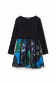 Дитяча сукня Desigual колір чорний mini розкльошена (3578484)