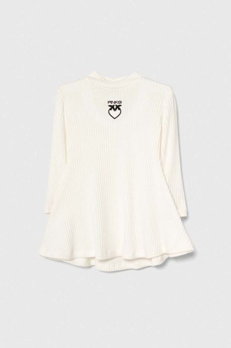 Дитяча сукня Pinko Up колір бежевий mini розкльошена (3439069)