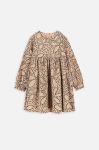 Дитяча бавовняна сукня Coccodrillo колір бежевий mini розкльошена (3648478)