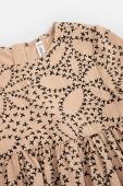 Дитяча бавовняна сукня Coccodrillo колір бежевий mini розкльошена (3648478)