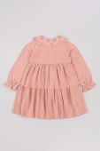 Дитяча сукня zippy колір рожевий mini розкльошена