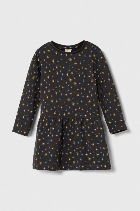 Дитяча сукня zippy колір сірий mini розкльошена