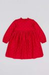 Дитяча бавовняна сукня zippy колір червоний mini розкльошена (3691385)