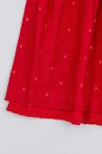 Дитяча бавовняна сукня zippy колір червоний mini розкльошена (3691385)