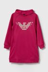 Дитяча сукня Emporio Armani колір рожевий mini пряма