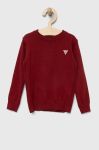 Дитячий светр Guess колір бордовий легкий (3328434)