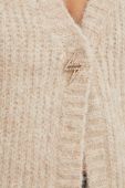 Вовняний кардиган Bruuns Bazaar колір бежевий