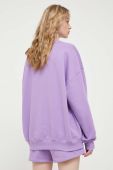 Бавовняна кофта Rotate жіноча колір фіолетовий з аплікацією