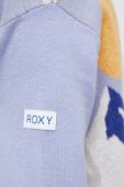 Светр з домішкою вовни Roxy жіночий колір фіолетовий