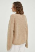 Светр з домішкою вовни By Malene Birger жіночий колір бежевий