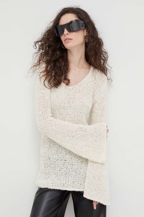 Светр By Malene Birger Pelira жіночий колір бежевий легкий