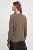 Светр з кашеміру Notes du Nord колір коричневий легкий