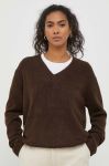 Светр з домішкою вовни Pepe Jeans Denisse жіночий колір коричневий
