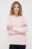 Кофта Gant жіноча колір рожевий однотонна