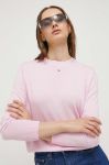 Светр Tommy Jeans жіночий колір рожевий легкий (3432107)