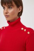 Светр Artigli жіночий колір червоний легкий гольф (3676750)