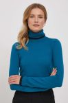 Светр Artigli жіночий колір бірюзовий легкий гольф