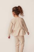 Дитячий вовняний кардиган Konges Sl?jd колір бежевий легкий (3524452)