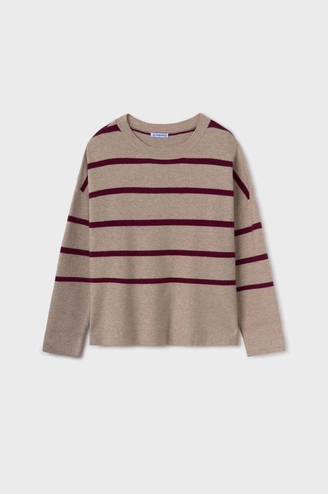 Дитячий светр Mayoral колір бежевий легкий (3411568)