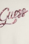 Дитячий светр Guess колір бежевий теплий