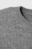 Дитячий светр United Colors of Benetton колір сірий легкий (3603380)