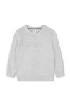Дитячий бавовняний светр BOSS колір сірий легкий (3516269)