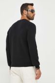 Светр Guess чоловічий колір чорний легкий