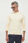 Светр Tommy Hilfiger чоловічий колір жовтий легкий