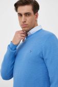 Бавовняний светр Tommy Hilfiger колір блакитний (3325492)