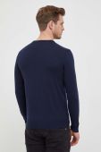 Светр з домішкою вовни Guess чоловічий колір синій легкий (3497829)