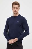 Светр з домішкою вовни Guess чоловічий колір синій легкий (3497829)