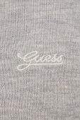 Светр з домішкою вовни Guess чоловічий колір сірий легкий