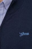 Кардиган з домішкою шовку Guess колір синій