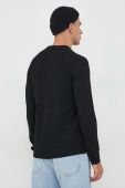 Светр з домішкою вовни Guess чоловічий колір чорний (3610789)