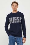 Светр з домішкою вовни Guess чоловічий колір синій (3575992)