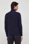 Вовняний светр United Colors of Benetton чоловічий колір синій гольф (3684069)