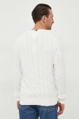 Бавовняний светр Tommy Hilfiger колір білий легкий