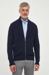 Кардиган з домішкою вовни BOSS колір синій (3493626)