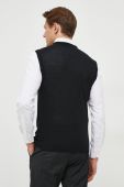 Вовняний жилет United Colors of Benetton колір чорний легкий (3657759)