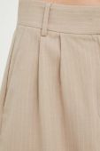 Шорти Bruuns Bazaar жіночі колір бежевий висока посадка