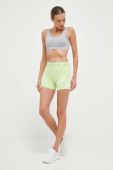 Шорти для тренувань adidas Performance Techfit Hyperglam колір зелений з принтом середня посадка