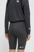 Шорти для тренувань The North Face колір чорний однотонні середня посадка (3583106)