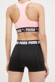 Шорти для тренувань Puma Strong колір чорний з принтом висока посадка