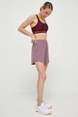Шорти для тренувань Under Armour Flex колір фіолетовий однотонні висока посадка