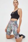 Шорти для тренувань Reebok Modern Safari візерунок висока посадка колір барвистий